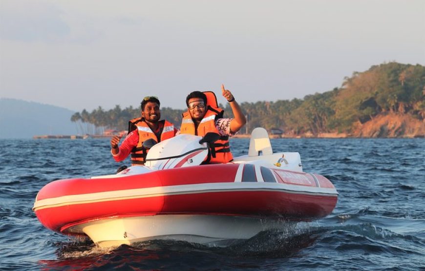 Seakart, at Corbyn’s Cove Beach, Port Blair