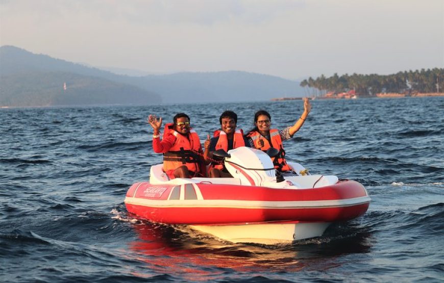 Seakart, at Corbyn’s Cove Beach, Port Blair